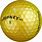 Gold Money Golf Ball