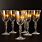 Gold Rimmed Wine Glass