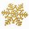 Gold Snowflake Ornaments