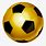 Gold Soccer Ball Clip Art