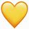 Golden Heart Emoji