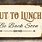 Gone for Lunch Sign