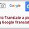 Google Translate Photo
