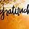 Gratitude Aesthetic