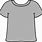 Gray T-Shirt Clip Art
