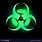 Green Biohazard Symbol