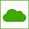 Green Cloud Icon