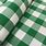 Green Gingham Fabric