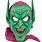 Green Goblin Face Mask
