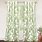 Green Patterned Curtains