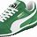 Green Puma White Shoes