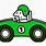 Green Race Car Clip Art