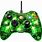 Green and Black Xbox 360 Controller