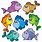 Group of Fish Clip Art