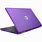 HP Purple Touch Screen Laptop