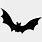 Halloween Black Bat