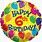 Happy 6th Birthday Balloons