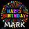 Happy Birthday Mark Clip Art