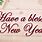 Happy Blessed New Year