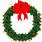 Happy Holidays Wreath Clip Art