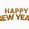 Happy New Year Font PNG