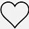 Heart Emoji Black Outline
