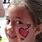 Heart Face Painting