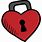 Heart Lock Symbol