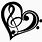 Heart Music Symbol