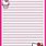 Hello Kitty Stationery Paper