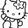 Hello Kitty with No Color