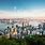 Hong Kong Skyline Aerial View