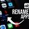 How to Rename Apps On iPhone