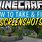 How to ScreenShot On Minecraft