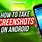 How to Take a Droid Screen Shot