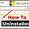 How to Uninstall On Microsoft Store