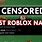 Inappropriate Names for Roblox