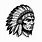 Indian Chief Head Logo