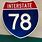Interstate 78 Sign