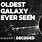 James Webb Oldest Galaxy