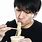 Japanese Eating Noodles