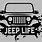 Jeep Life Decal SVG