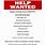 Job Wanted Ads Examples