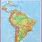 Karta Juzne Amerike