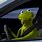 Kermit in Car