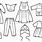 Kids Clothes Clip Art Black and White