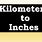 Km to Inches