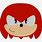 Knuckles Sonic Face SVG