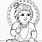 Krishna God Coloring Pages
