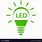 LED Light Bulb Vector